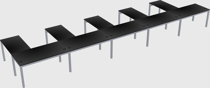L-shaped desk