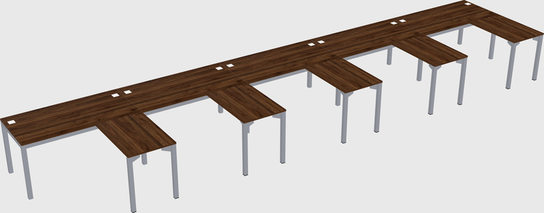L-shaped desk