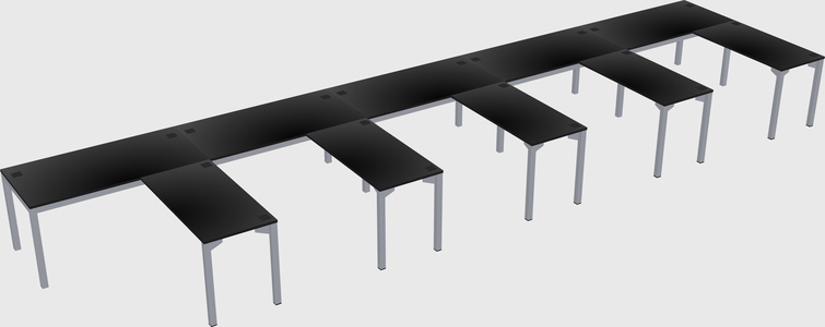 L-shaped desk