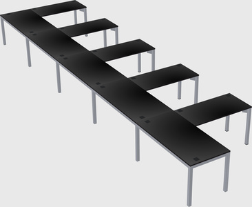 L-shaped desk