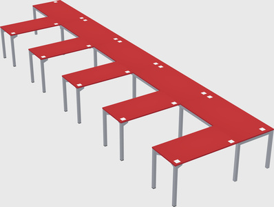 L-shaped desk