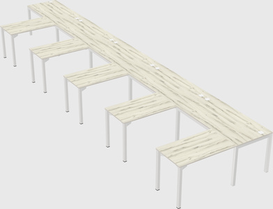 L-shaped desk