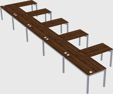 L-shaped desk