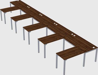 L-shaped desk