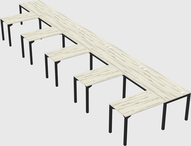L-shaped desk