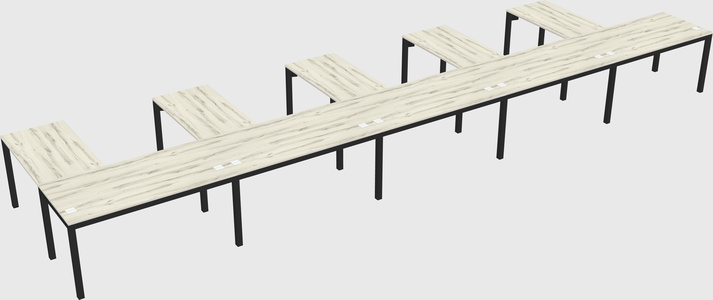 L-shaped desk