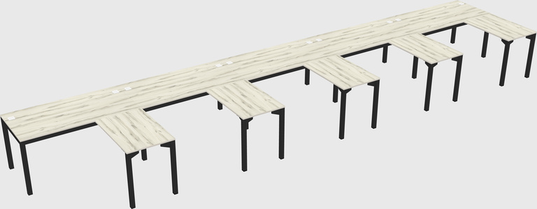 L-shaped desk