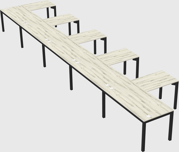 L-shaped desk