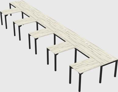 L-shaped desk