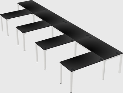L-shaped desk