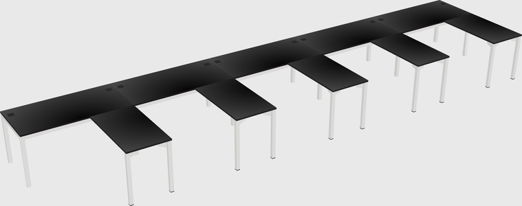 L-shaped desk