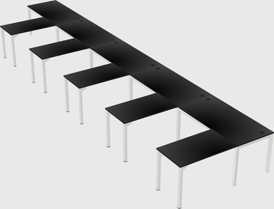 L-shaped desk