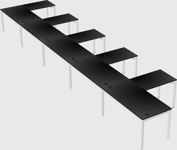 L-shaped desk