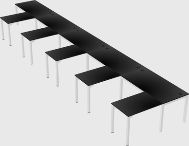 L-shaped desk