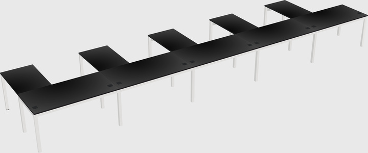 L-shaped desk