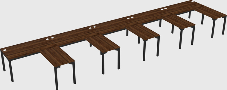 L-shaped desk