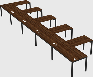 L-shaped desk