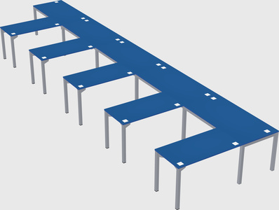 L-shaped desk