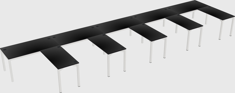 L-shaped desk