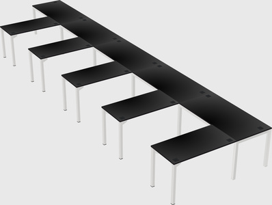 L-shaped desk