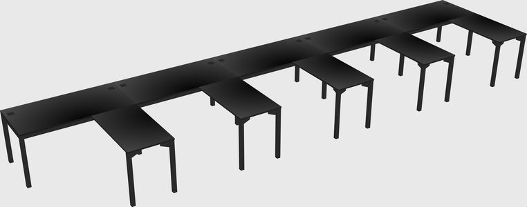 L-shaped desk