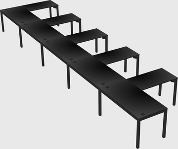 L-shaped desk