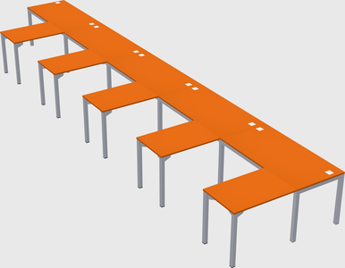L-shaped desk