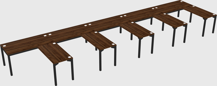 L-shaped desk