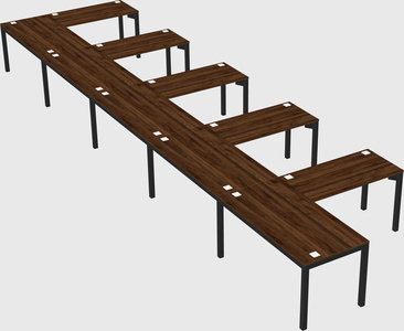 L-shaped desk