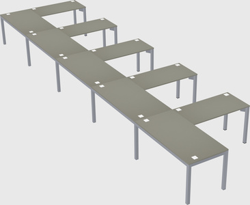 L-shaped desk
