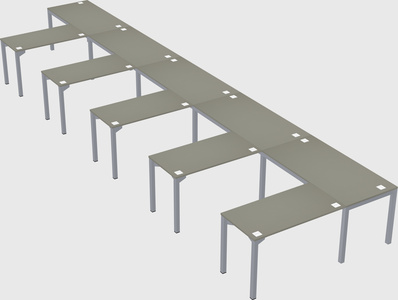 L-shaped desk