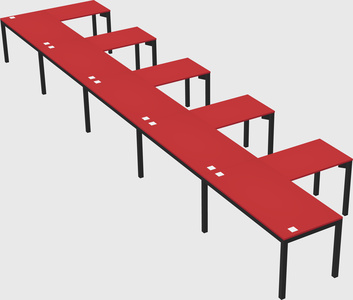 L-shaped desk