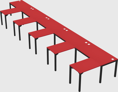 L-shaped desk
