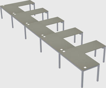 L-shaped desk