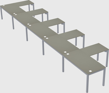 L-shaped desk