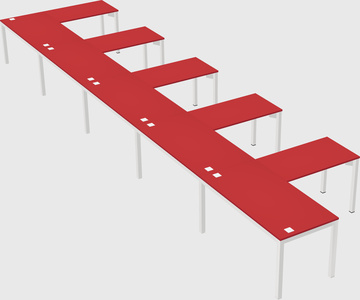 L-shaped desk