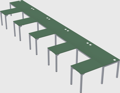 L-shaped desk