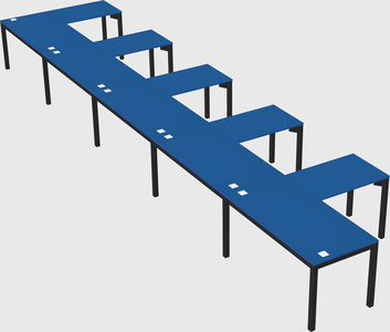 L-shaped desk
