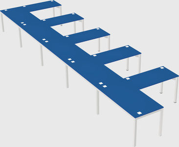 L-shaped desk