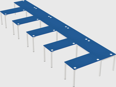 L-shaped desk