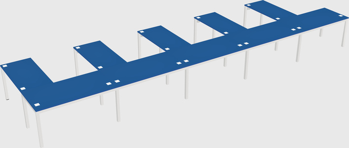 L-shaped desk