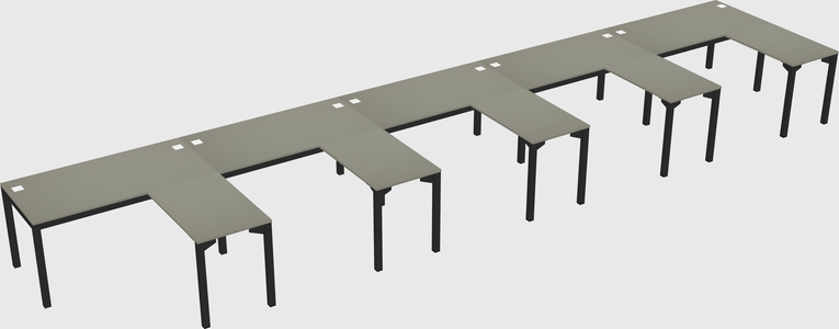 L-shaped desk
