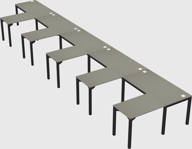 L-shaped desk