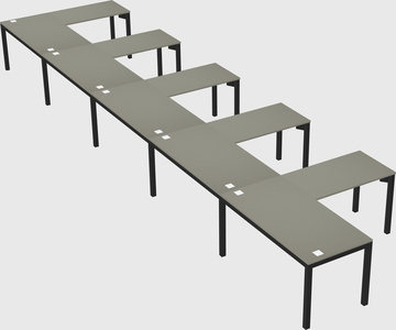 L-shaped desk