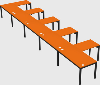 L-shaped desk