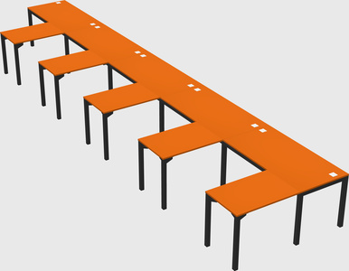 L-shaped desk