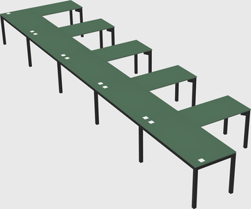 L-shaped desk