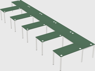 L-shaped desk