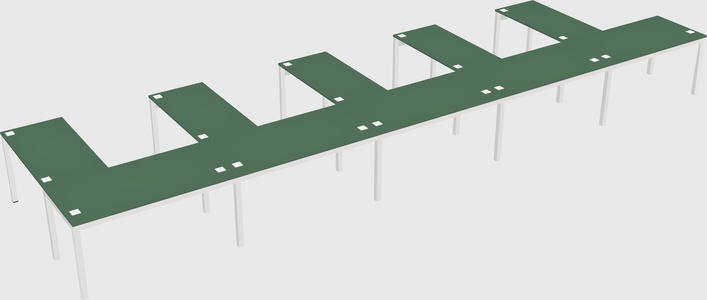 L-shaped desk