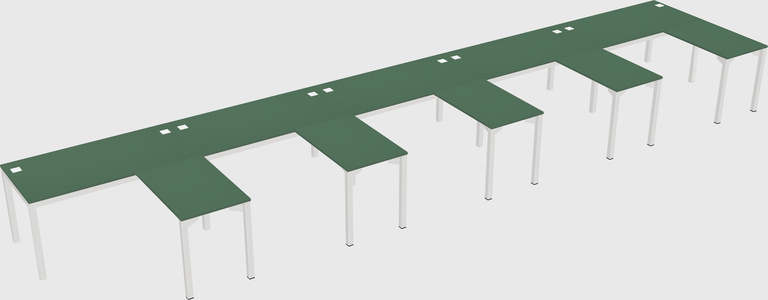 L-shaped desk